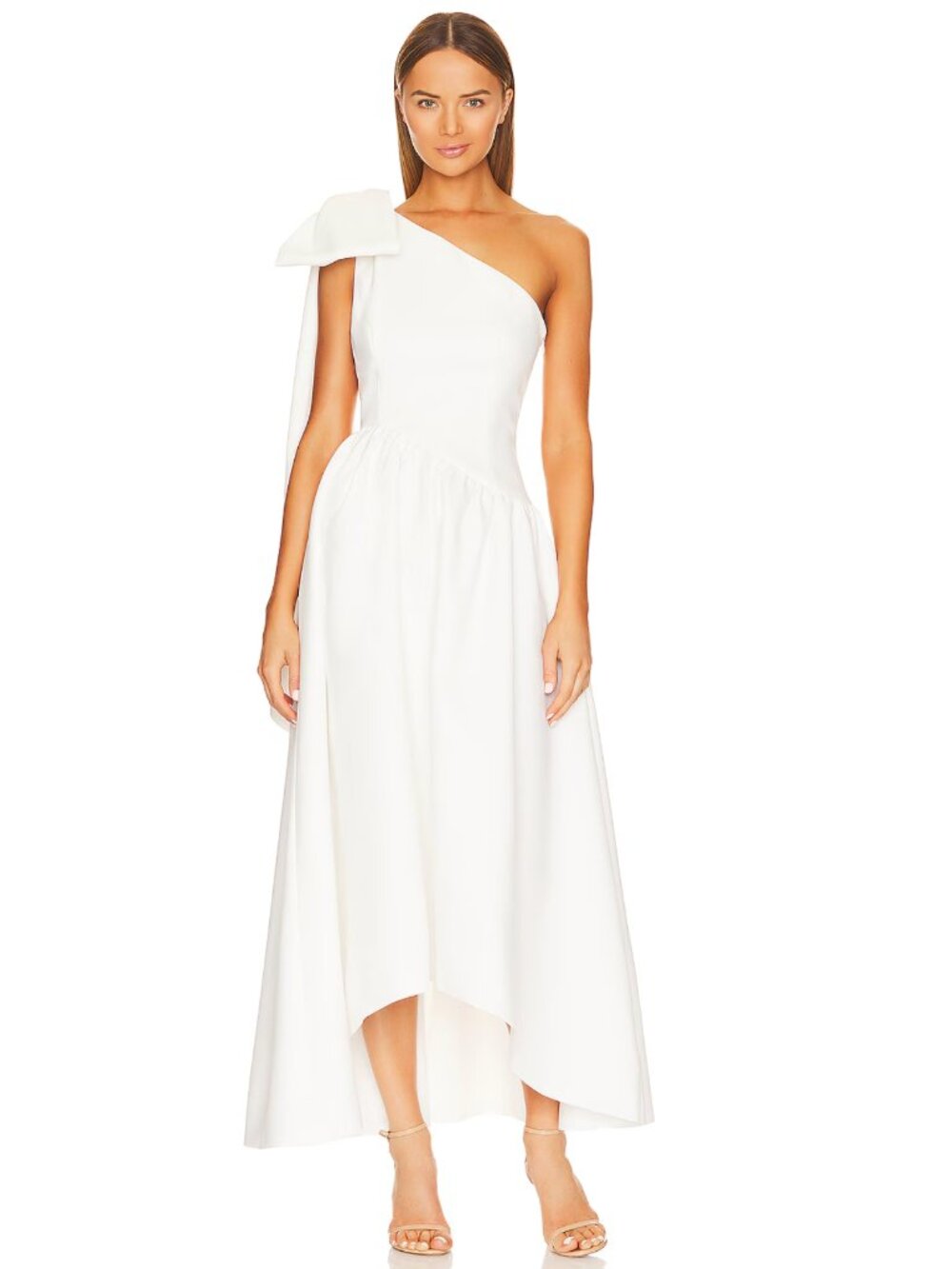 ELLIATT Liesel Maxi Dress in Ivory White Bridal Wedding Gown Bachelorette XS